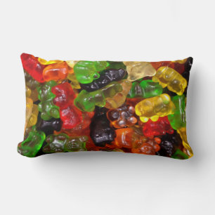 Coussin Rectangle mignonette kawaii sucreries colorées bonbons à l'o