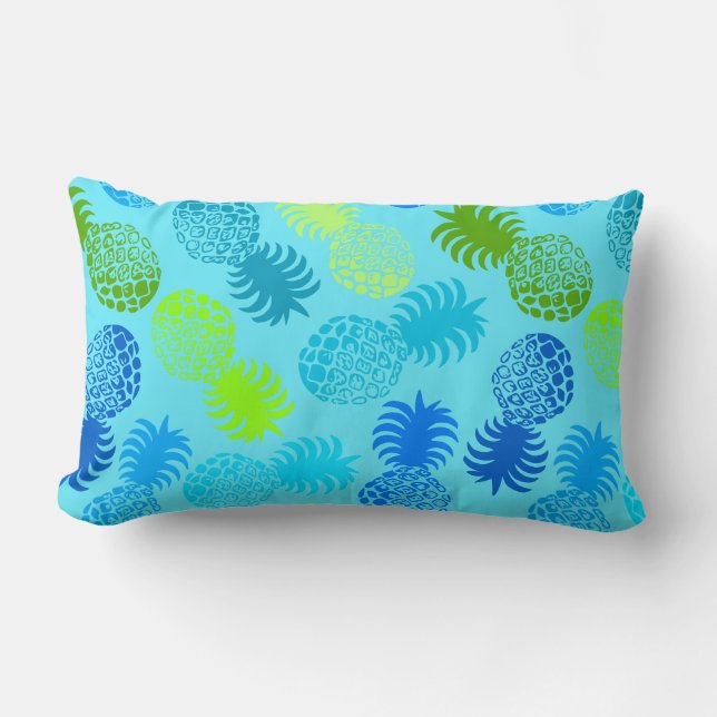 Coussin Rectangle Minona Hawaiian Aigle Tropical Reversible (Recto)