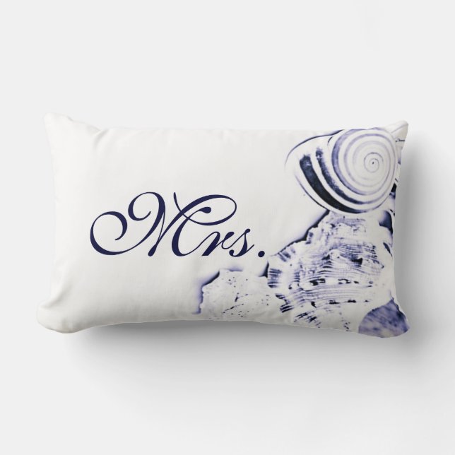 Coussin Rectangle Mme artistique simple Pillow de coquillages de (Recto)