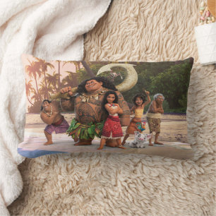 Coussin Rectangle Moana et Crew