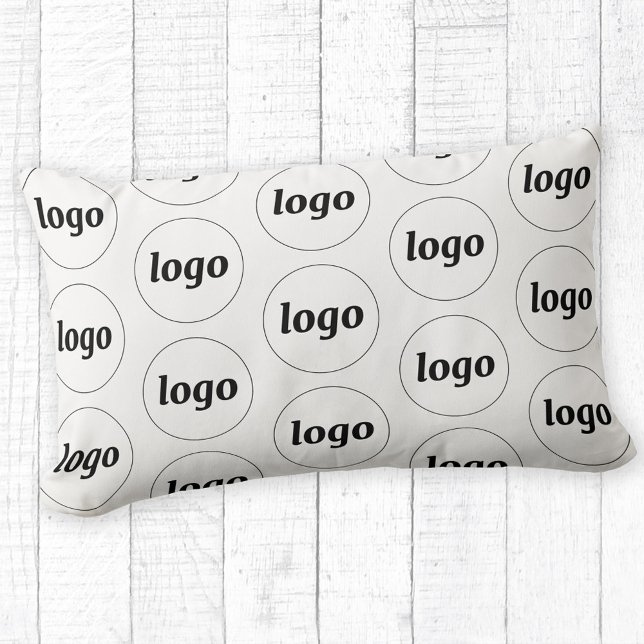 Coussin Rectangle Modèle de logo simple pour la promotion des entrep (Simple logo pattern business promotional pillow)