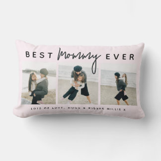 Coussin Rectangle Modern Custom Best Mommy Ever | 3 Photo