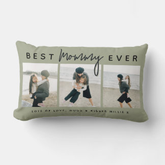 Coussin Rectangle Modern Custom Best Mommy Ever | 3 Photo