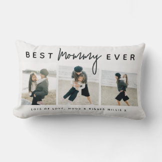 Coussin Rectangle Modern Custom Best Mommy Ever | 3 Photo