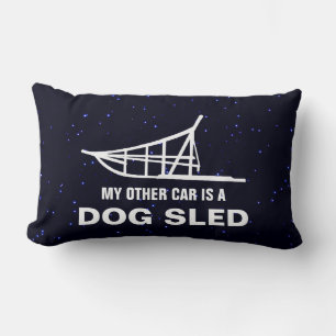 Coussin Rectangle Mon Autre Voiture Est Un Dogsled