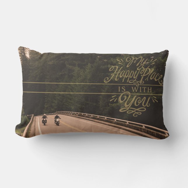 Coussin Rectangle Mon endroit heureux - 6 (Recto)