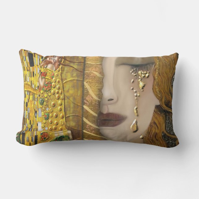 Coussin Rectangle Mon Klimt Serie : Or (Recto)