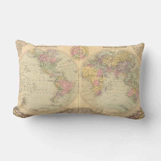 Coussin Rectangle Monde 10 (Recto)