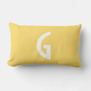 Coussin Rectangle Monogramme personnalisé