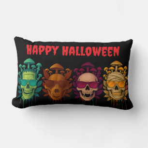 Coussin Rectangle Monstercore-Graveyard double face