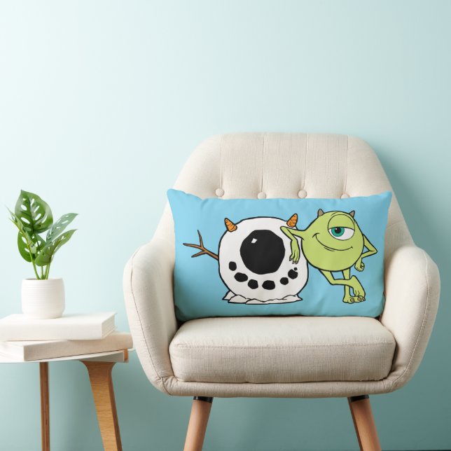 Coussin Rectangle Monsters Inc. | Mike & Snowman (Chaise)