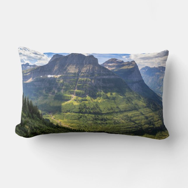 Coussin Rectangle Montagnes Rocheuses | Parc national du Glacier (Recto)