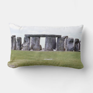 Coussin Rectangle Monument préhistorique de Stonehenge Décor antique