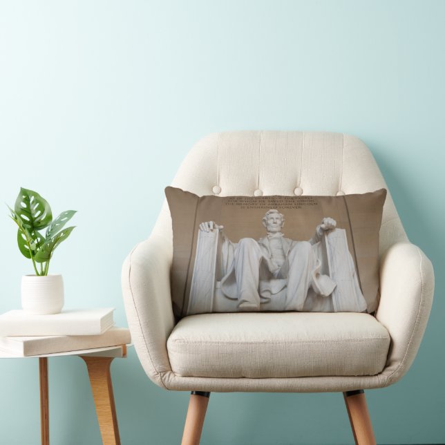 Coussin Rectangle Monuments | the Lincoln Memorial (Chaise)