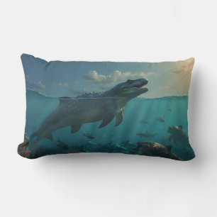 Coussin Rectangle Mosasaur (Dinosaur Art) Mug
