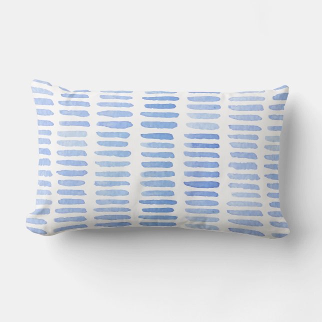 Coussin Rectangle Motif 65 Bleu (Recto)