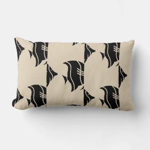 Coussin Rectangle motif à thème nautique rayé