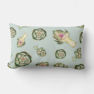 Coussin Rectangle Motif Artichoke