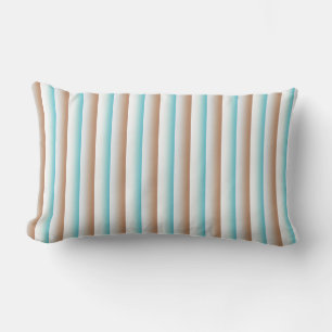 Coussin Rectangle Motif blanc orange doux