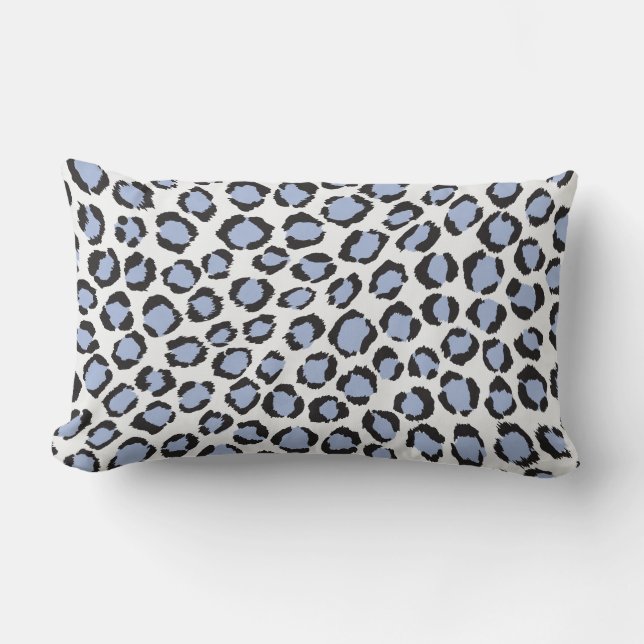 Coussin Rectangle Motif bleu-clair audacieux chic d'impression de (Recto)