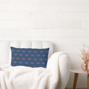 Coussin Rectangle Motif d'art populaire mexicain
