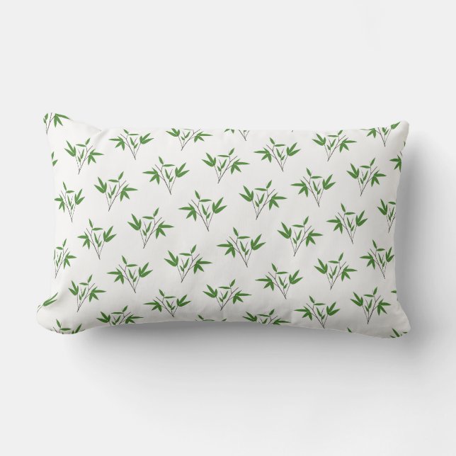 Coussin Rectangle Motif de bambou twig (Recto)