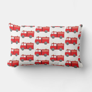 Coussin Rectangle Motif de camion-feu rouge