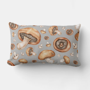 Coussin Rectangle Motif de champignons
