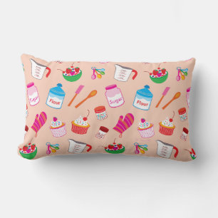 Coussin Rectangle Motif de cuisson de friandises