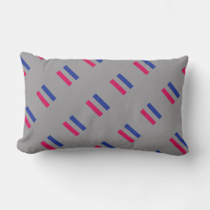 COUSSIN RECTANGLE MOTIF DE FIERTE ANDROGYNE