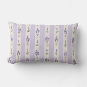 Coussin Rectangle Motif de lavande