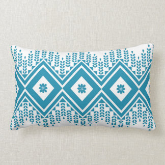 Coussin Rectangle Motif de texture de tapis de style Ikat