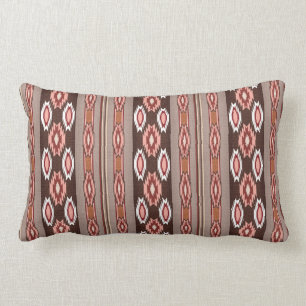 Coussin Rectangle motif du sud-ouest ethnique