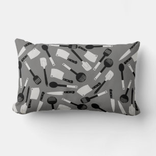 Coussin Rectangle Motif d'ustensiles de cuisine