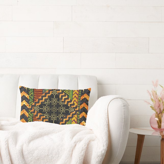 Coussin Rectangle Motif ethnique (Créateur téléchargé)