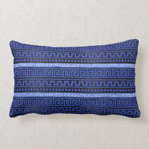 Coussin Rectangle Motif grec traditionnel de méandre