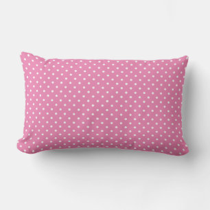 Coussin Rectangle Motif jolis pois roses