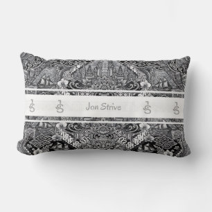 Coussin Rectangle Motif moderne de BATIK