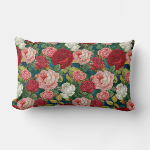 Coussin Rectangle Motif rose
