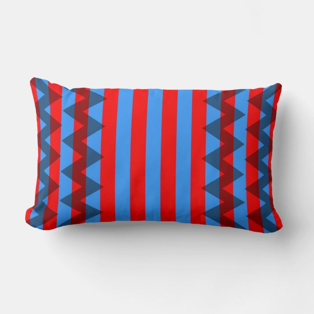 Coussin Rectangle Motif tendance Chevron Stripes #19 (Recto)