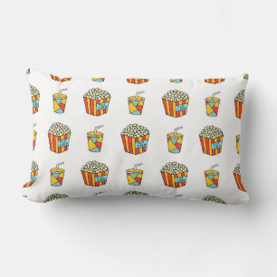 Coussin Rectangle Motif transparent et lumineux avec nourriture pour