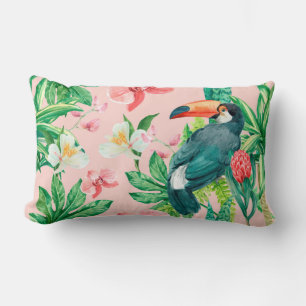 Coussin Rectangle Motif tropical