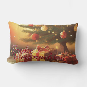 Coussin Rectangle Motiv, mit Geschenken unterm Weihnachtsbaum 37016
