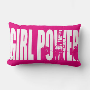 Coussin Rectangle Motivation pour l'haltérophilie des femmes - Pouvo