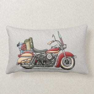 Coussin Rectangle Moto mignonne