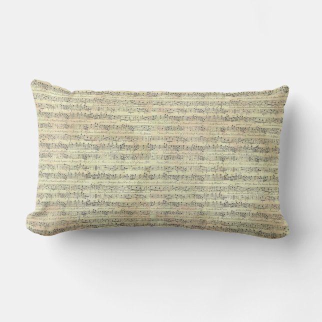 Coussin Rectangle musicien, pianiste, musique, musique, piano, musiq (Recto)