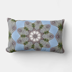 Coussin Rectangle Muster à Grauen Tönen