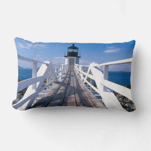 Coussin Rectangle NA, États-Unis, Maine, Port Clyde. Marshall Point 