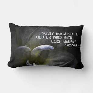 Coussin Rectangle Naht euch Gott....
