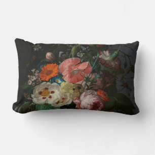 Coussin Rectangle Nature morte de maître hollandais vintage Rachel R
